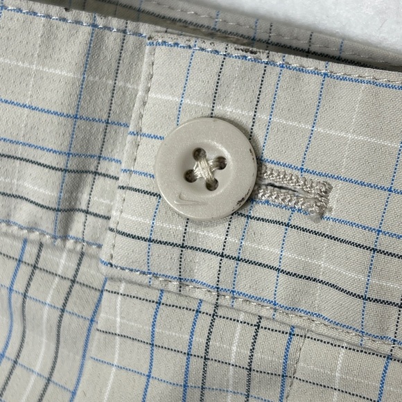 Nike Golf DRI-FIT Men's Plaid Shorts 34 Gray Plaid - Picture 5 of 9